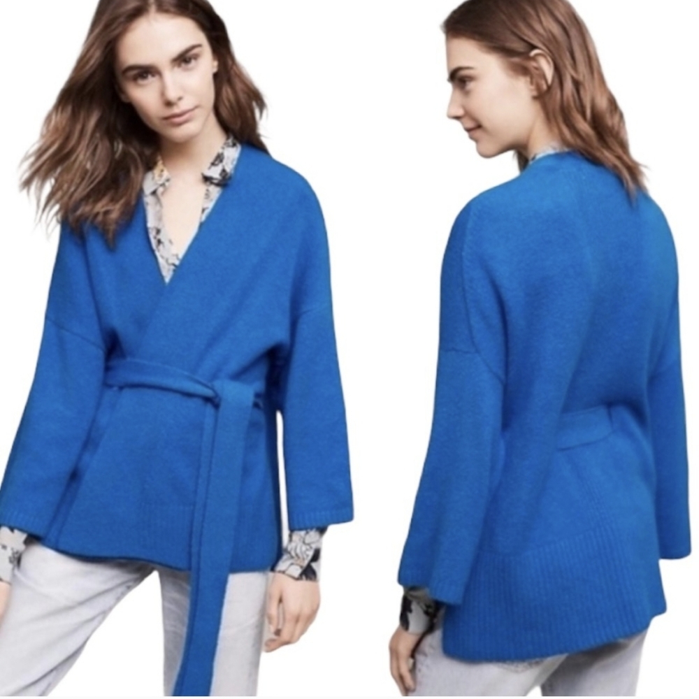 SLEEPING ON SNOW blue Alcott Kimono Wrap Cardigan